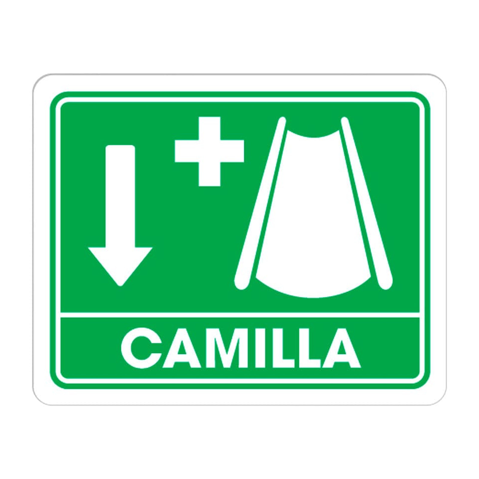 Señalamiento de Camilla Weston 25 x 35 cm