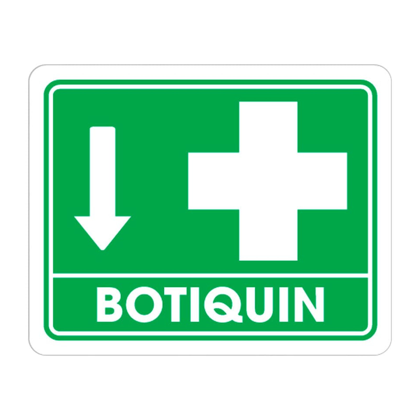 Señalamiento Botiquín Weston 25 x 35 cm