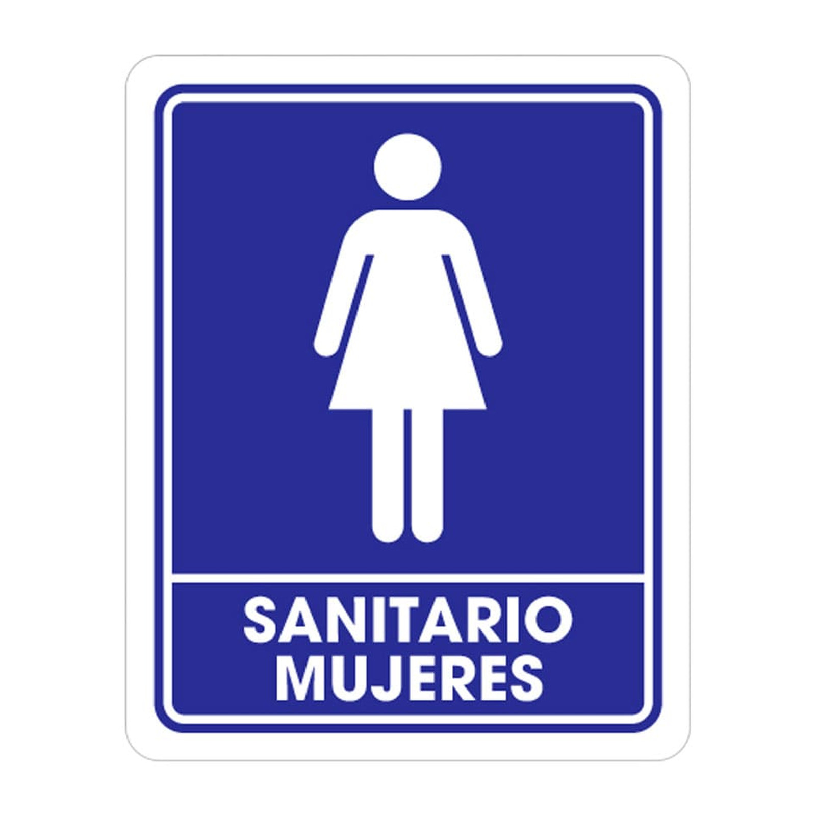 Señalamiento Sanitario Mujeres Weston 25 x 35 cm
