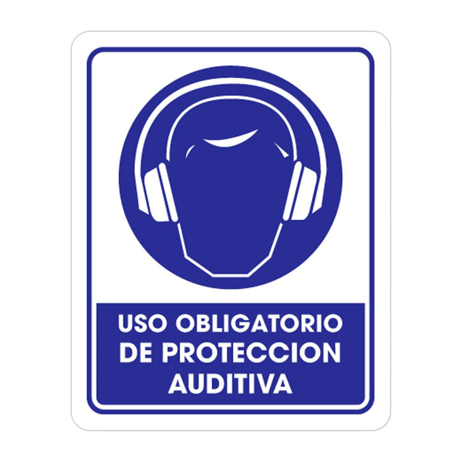 Señalamiento Uso de Protección Auditiva Weston 25 x 35 cm