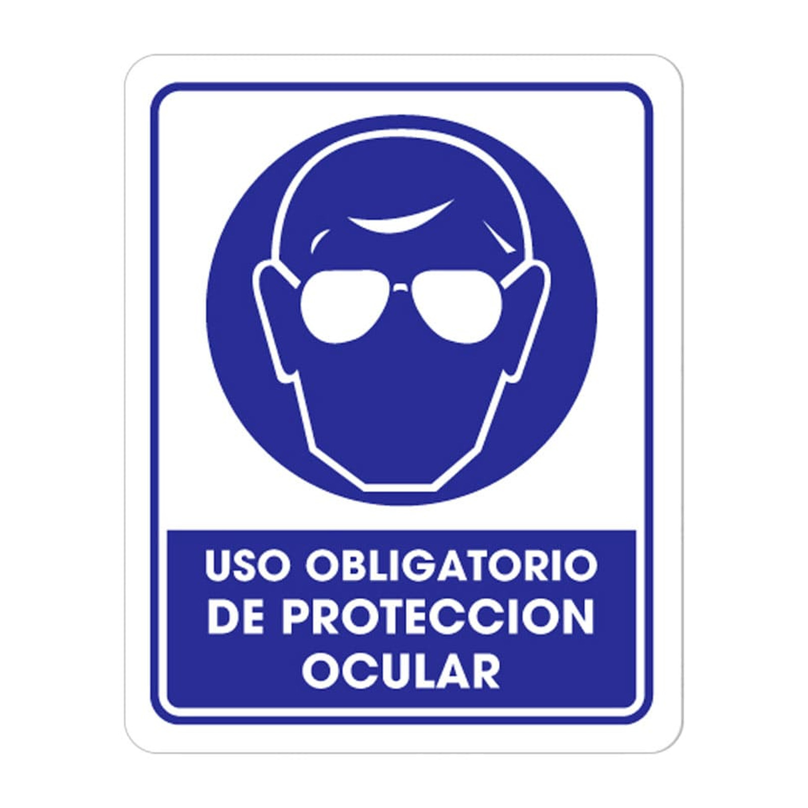 Señalamiento Uso Obligatorio de Protección Ocular Weston 25 x 35 cm