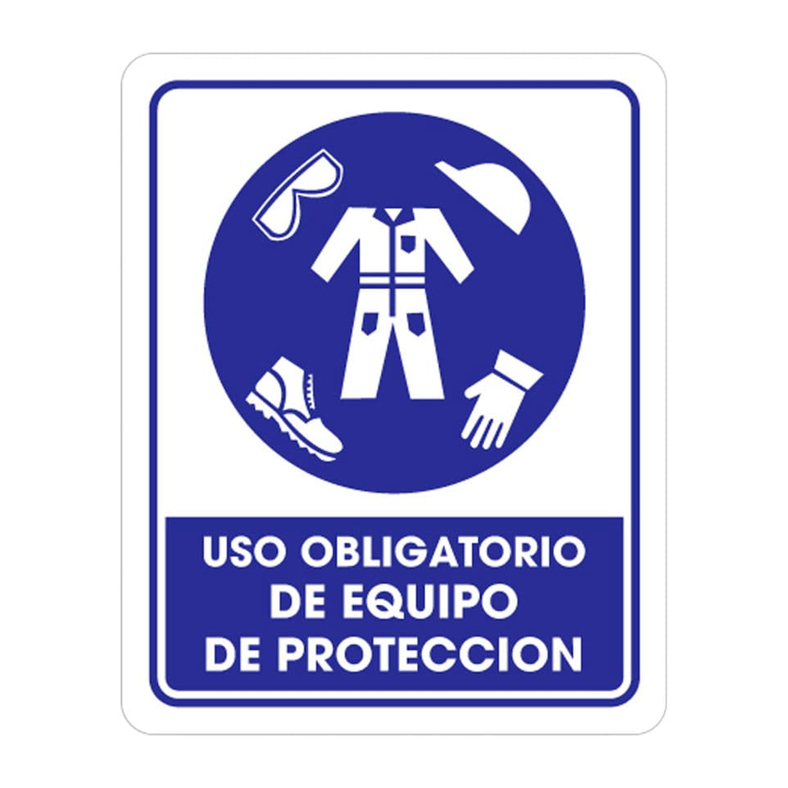 Señalamiento Equipo de Protección Personal 25 x 35 cm Weston