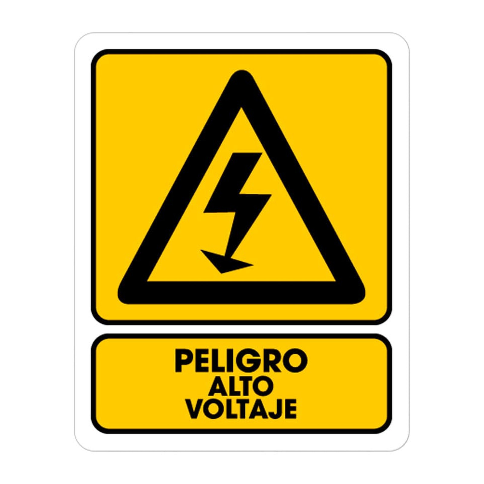 Señalamiento Peligro Alto Voltaje Weston 25 x 35 cm