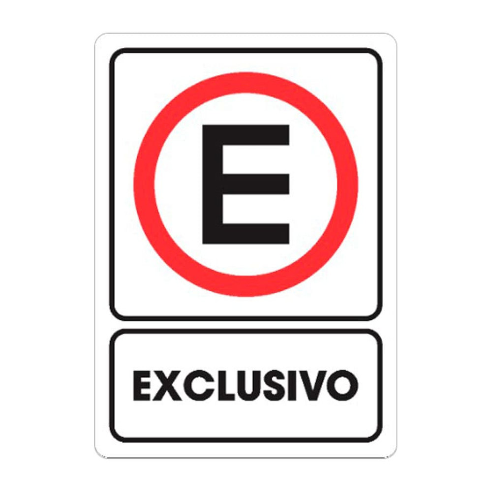 Señalamiento de Estacionamiento Exclusivo Weston 25 x 35 cm