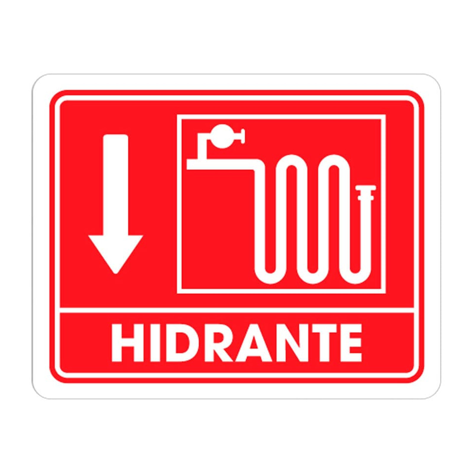 Señalamiento para Hidrante 25 x 35 cm Weston