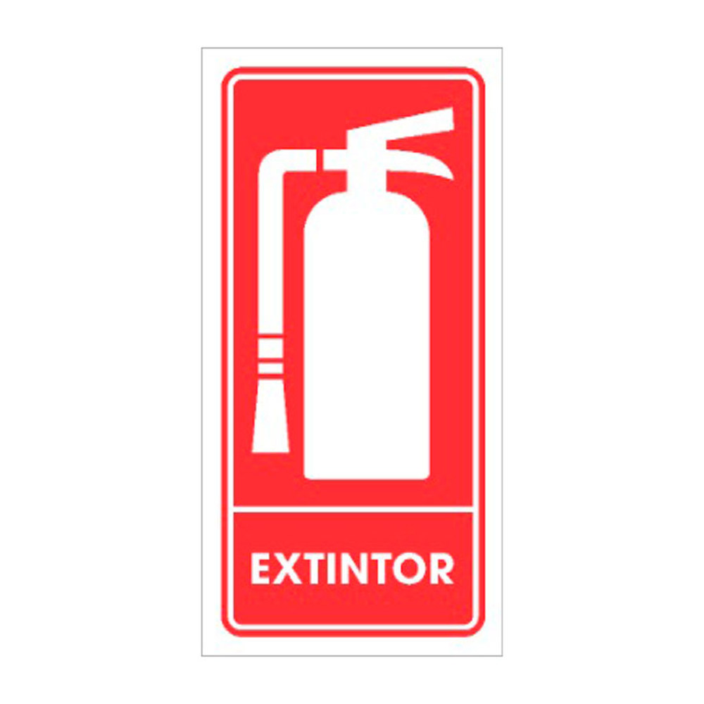 Señalamiento para Extintor Vertical 15 x 30 cm Weston