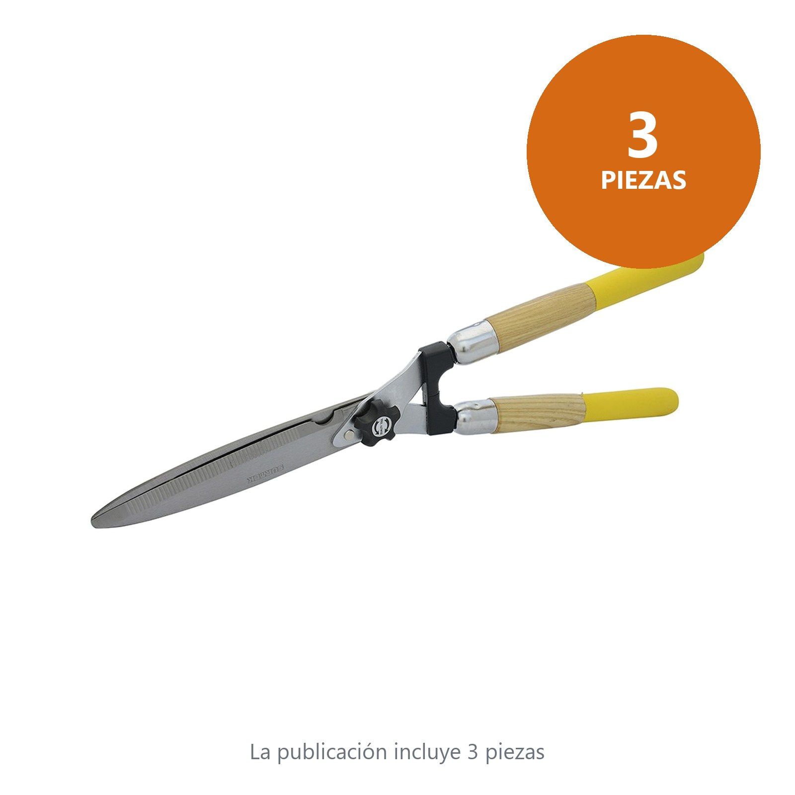 Tijeras para poda a dos manos 12" dentada con mango cushion grip Surtek - Imagen 2
