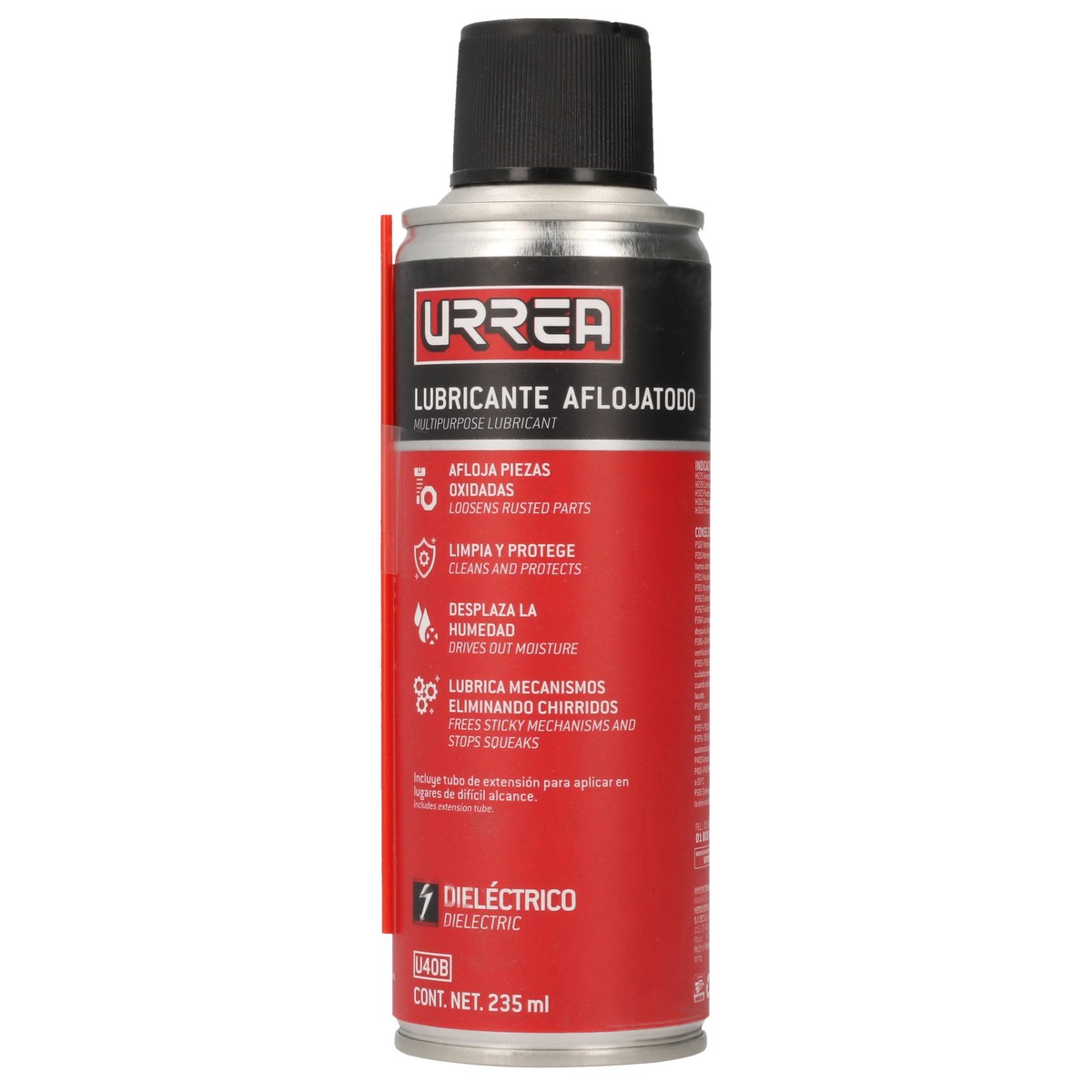 Aceite aflojatodo dieléctrico 235 ml Urrea - Imagen 2