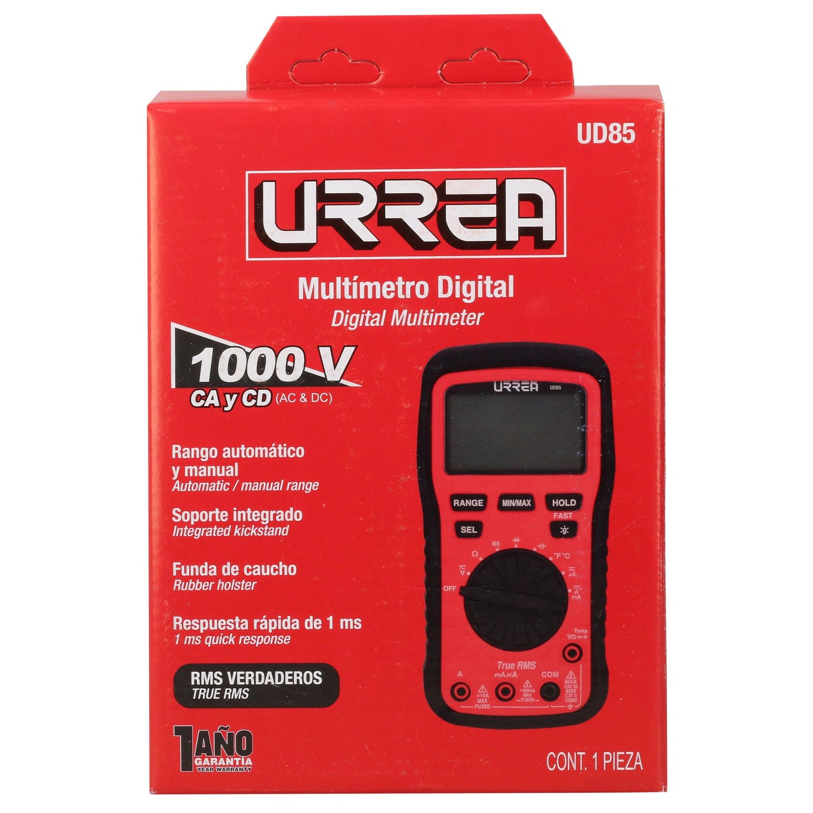 Multímetro digital manual y autorango Urrea - Imagen 3