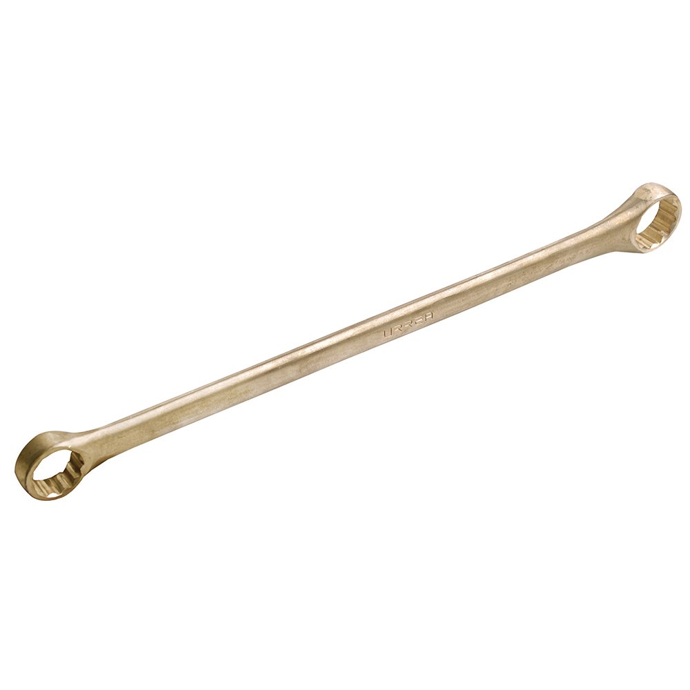 Llave de estrías de bronce-aluminio antichispa de 15° en pulgadas de 1-5/8" x 1-11/16" Urrea