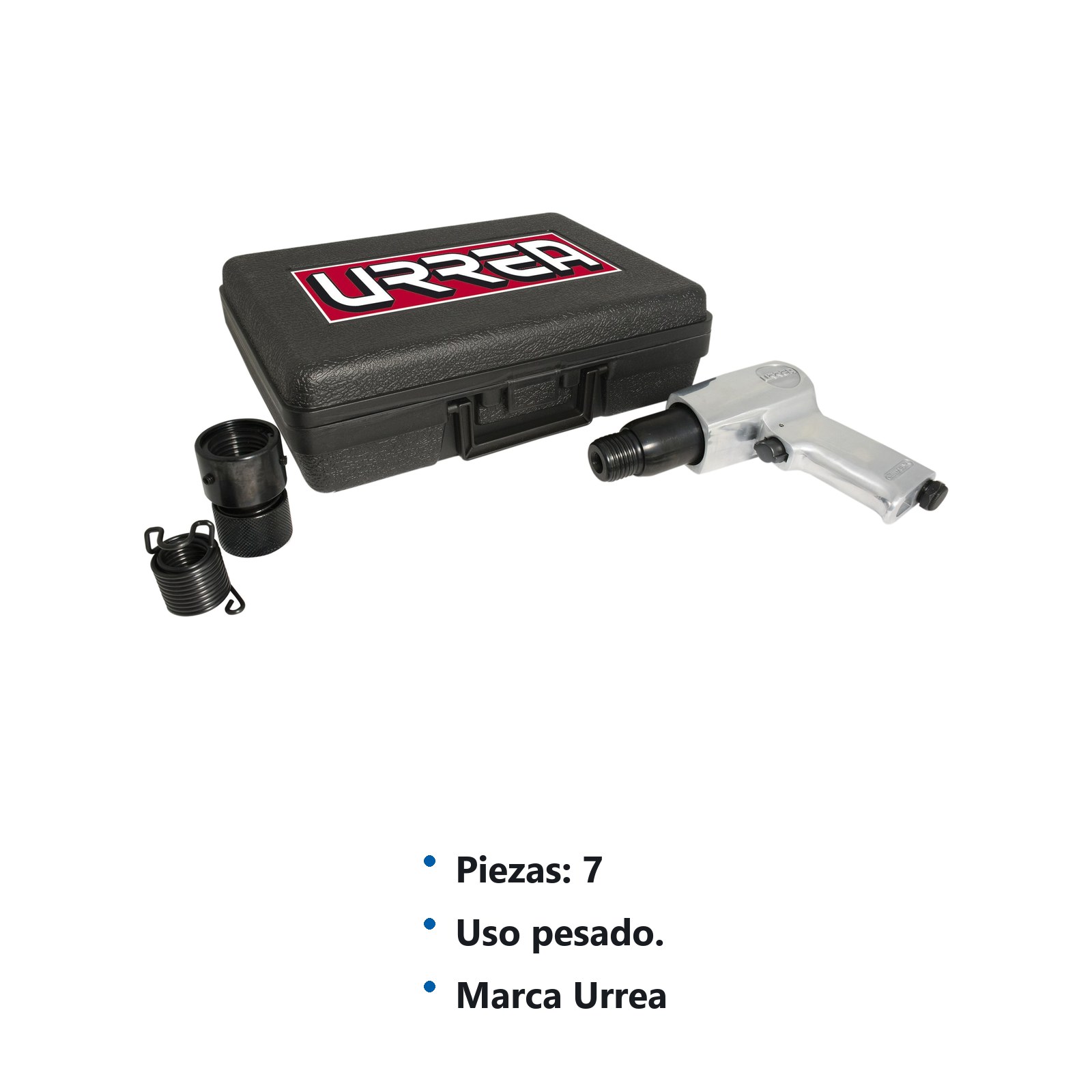 Juego de martillo neumático y accesorios, 7 piezas Urrea - Imagen 3