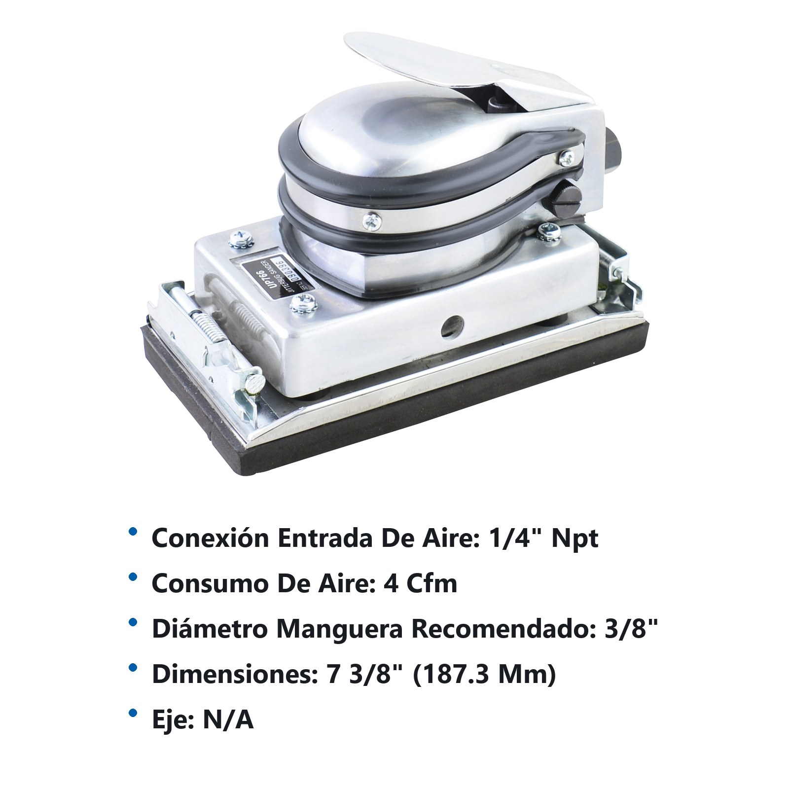 Lijadora neumática orbital 1/4" de hoja 8,000RPM Urrea - Imagen 3