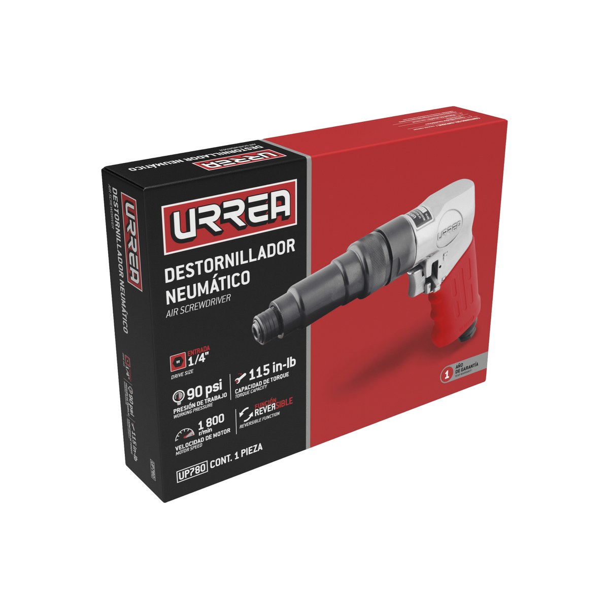 Destornillador neumático 1,800RPM 45-115 In-lb Urrea - Imagen 2