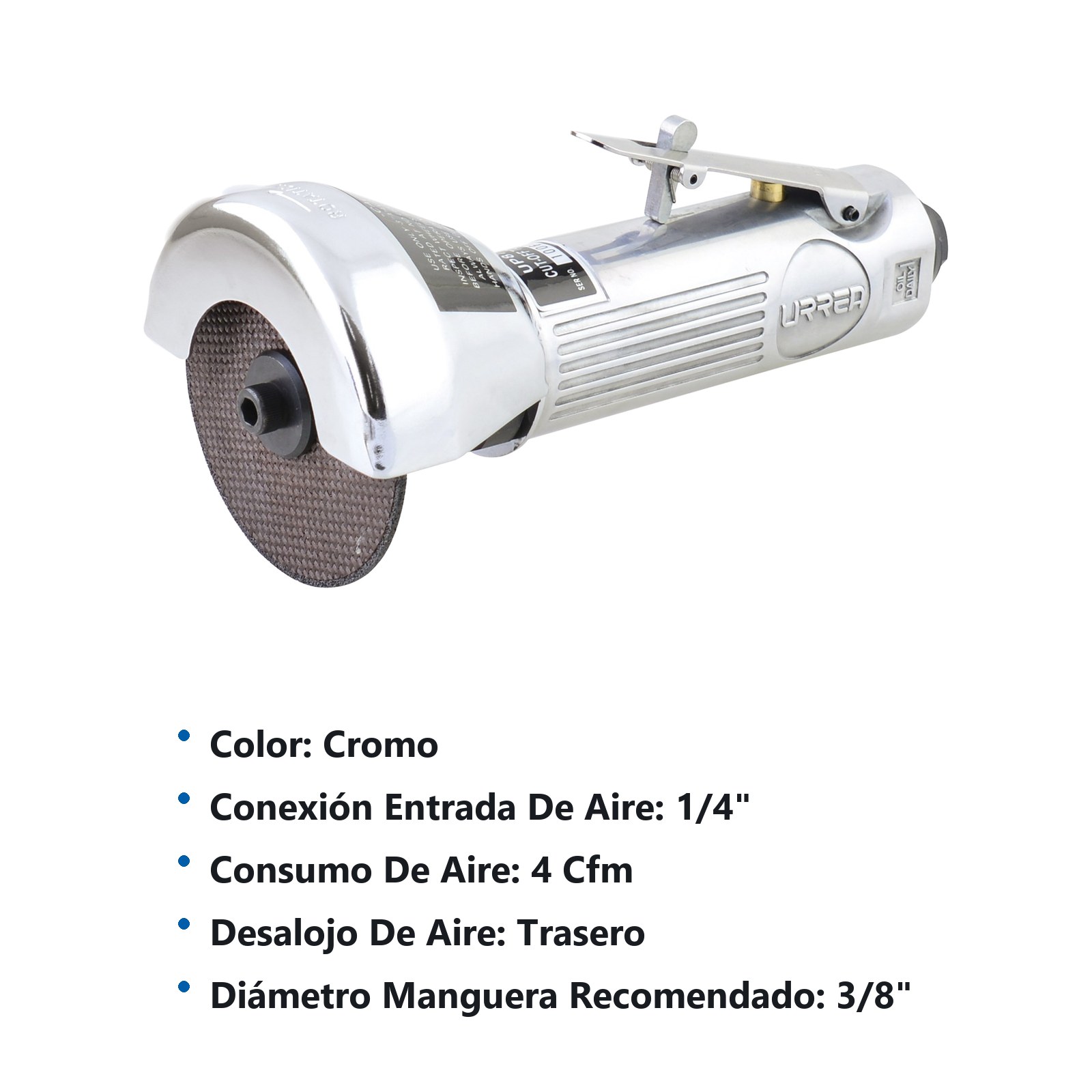 Cortadora neumática disco 3" 20,000RPM Urrea - Imagen 3