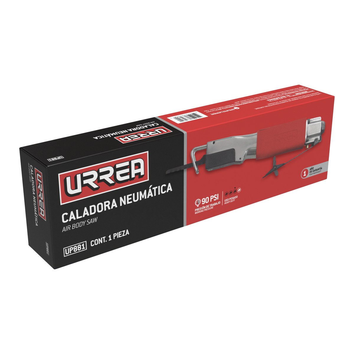 Caladora neumática y sierra 9,000 IPM Urrea - Imagen 2