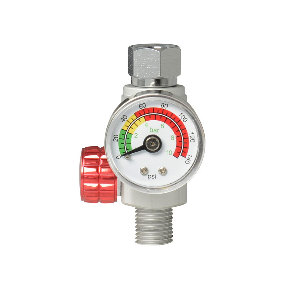 Regulador de aire con manómetro 1/4" NPT, 140PSI Urrea