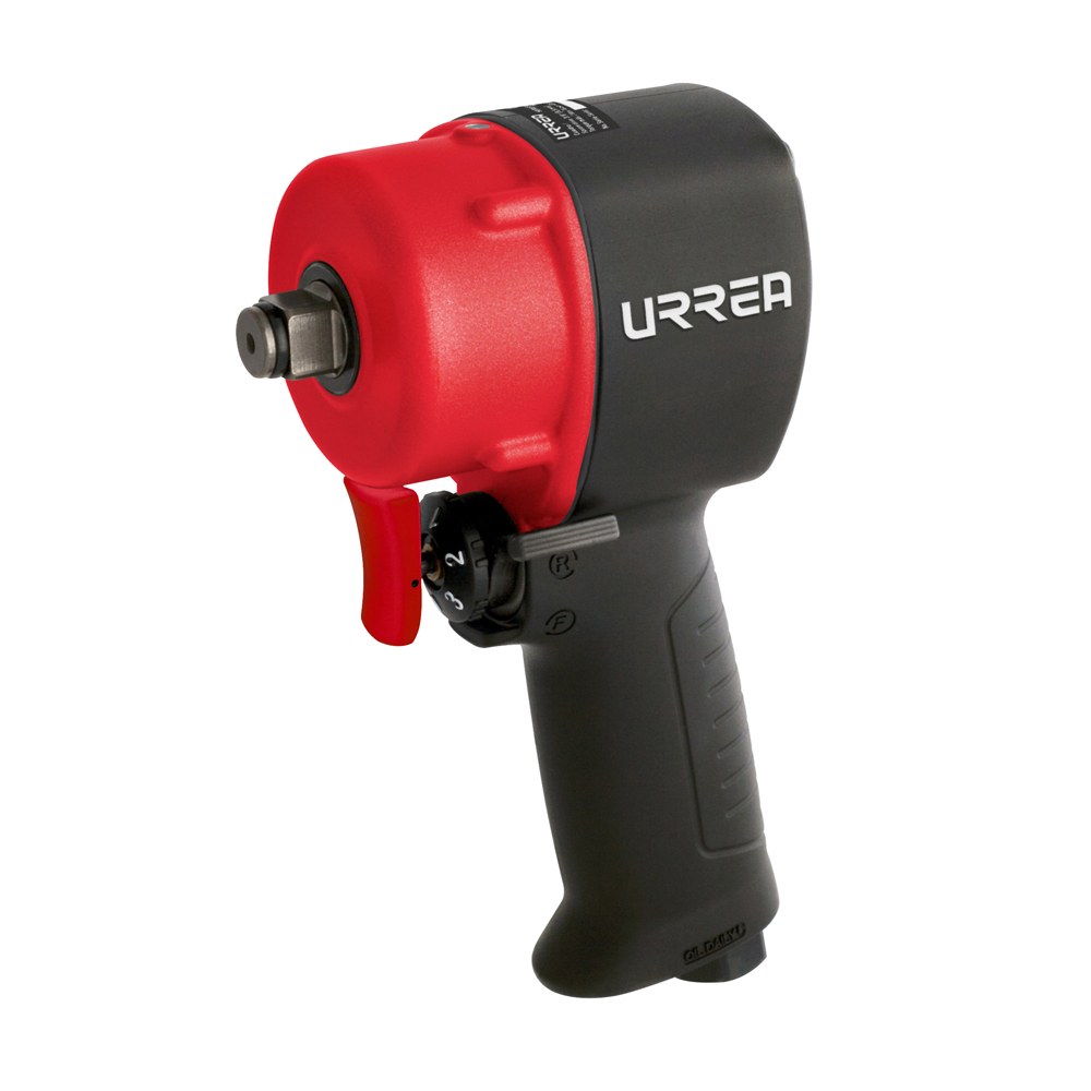 Pistola de impacto neumática cuadro de 1/2" 500 Ft-lb composite sistema jumbo hammer Urrea