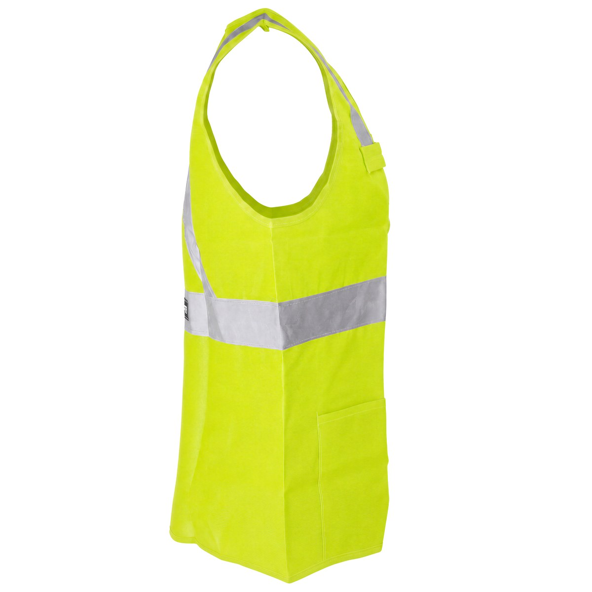 Chaleco de seguridad cerrado de alta visibilidad amarillo M Urrea - Imagen 4