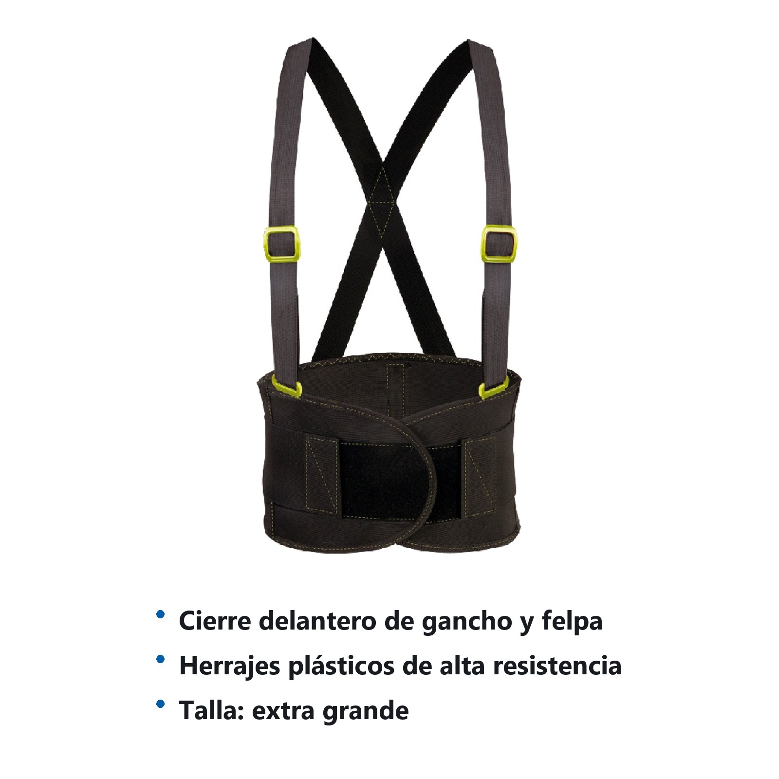 Faja elástica reforzada con hebillas de alta visibilidad EG Urrea - Imagen 2