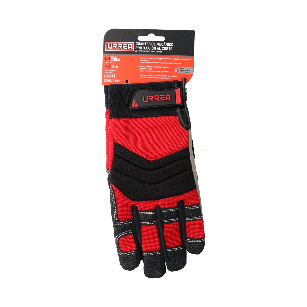Guantes de mecánico con protección al corte CH Urrea - Imagen 2