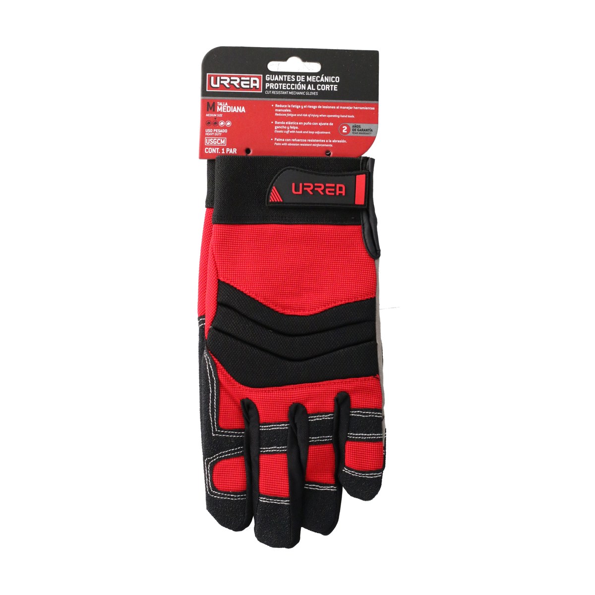 Guantes de mecánico con protección al corte M Urrea - Imagen 2