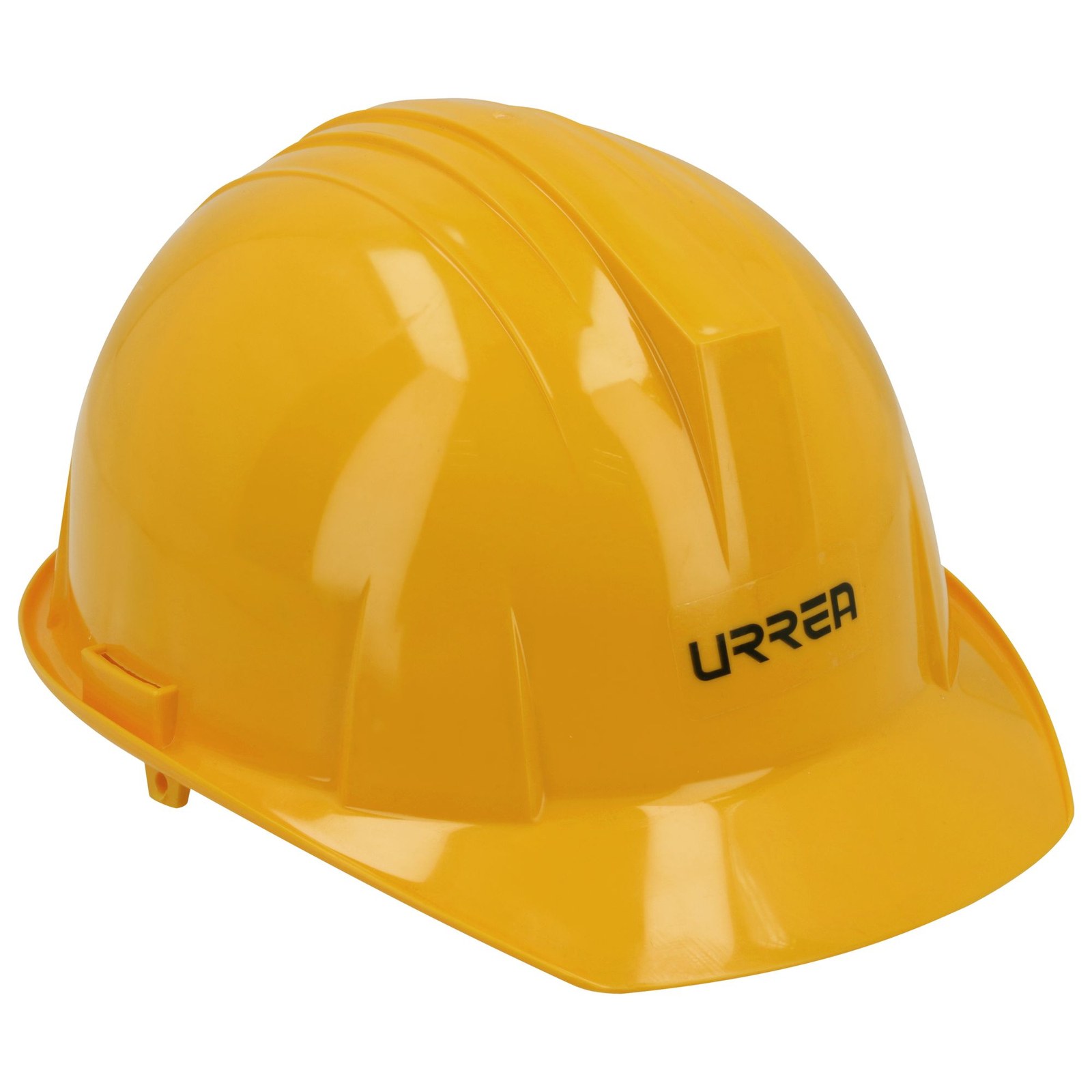 Casco de seguridad con ajuste de 4 puntos, color amarillo Urrea - Imagen 2