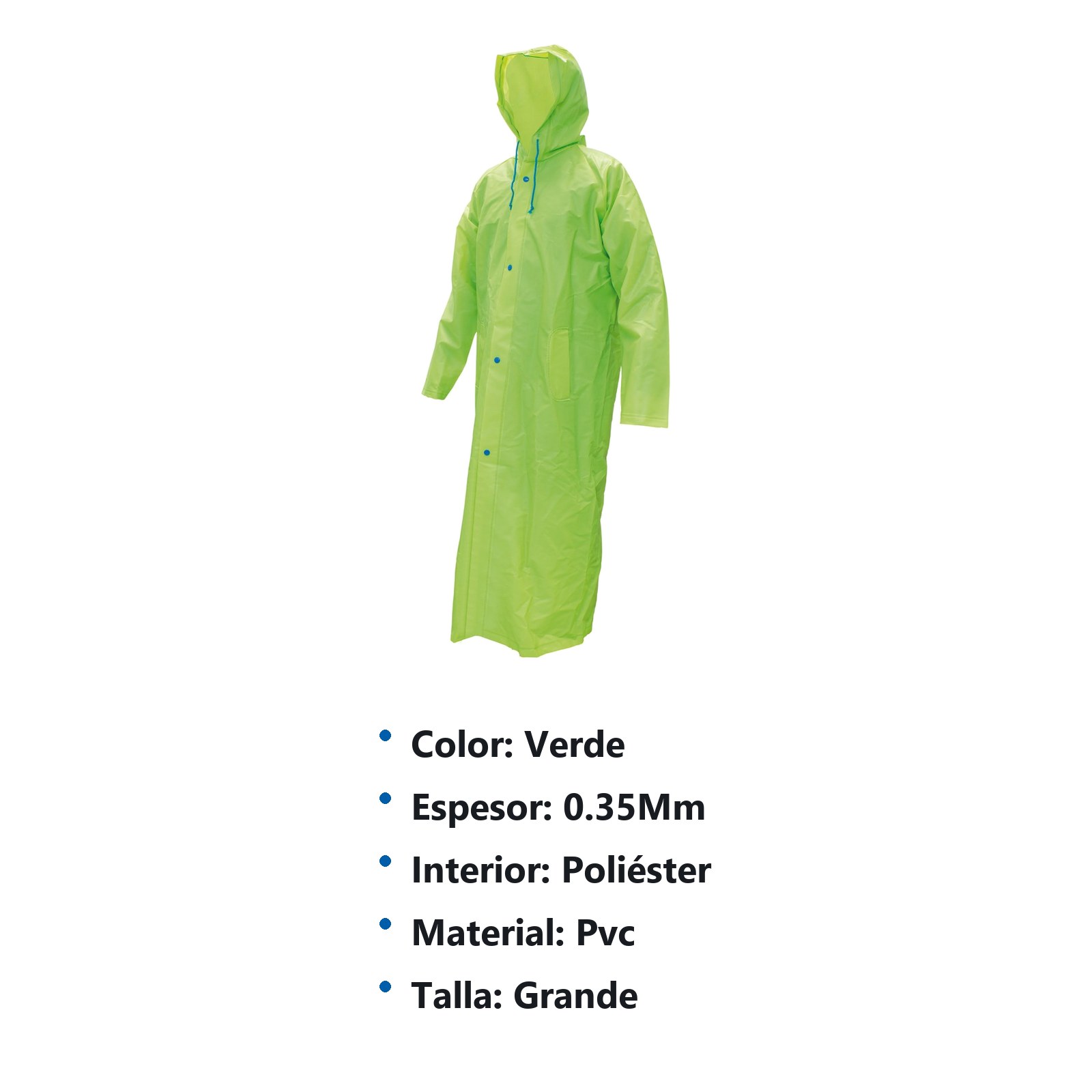 Gabardina impermeable de alta visibilidad G Urrea - Imagen 2
