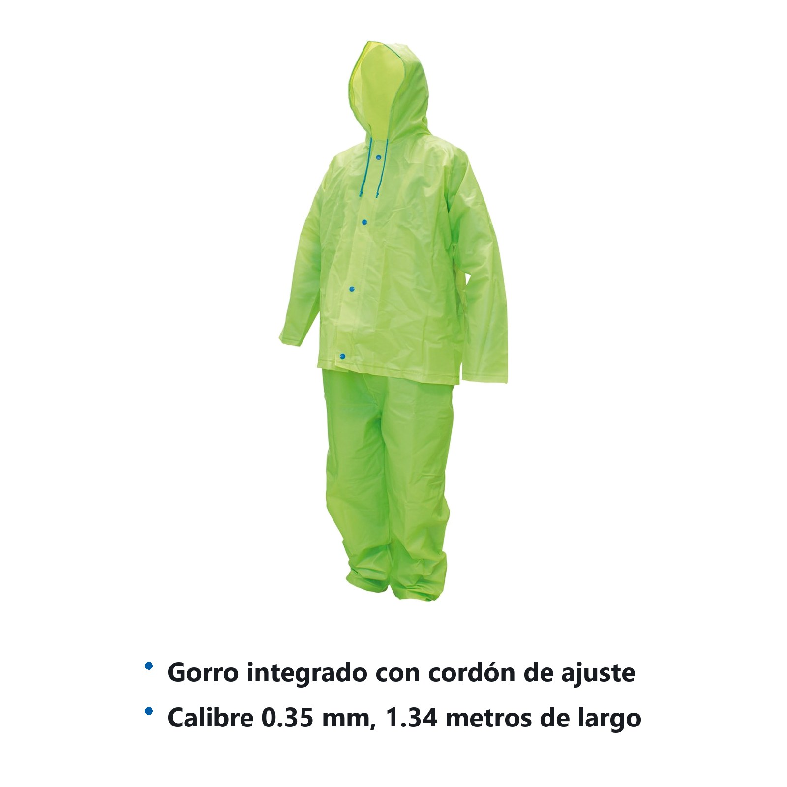 Traje impermeable de alta visibilidad EG, 2 piezas Urrea - Imagen 2