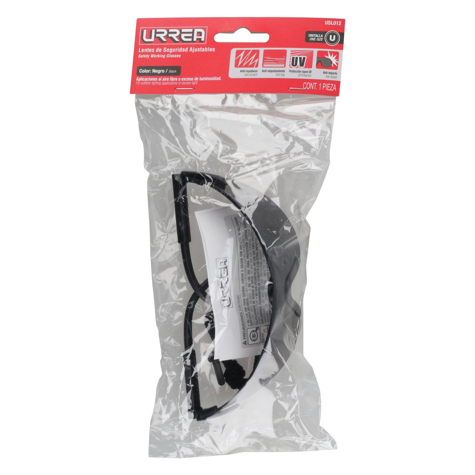 Lentes de seguridad modelo Top vision, oscuros Urrea - Imagen 3
