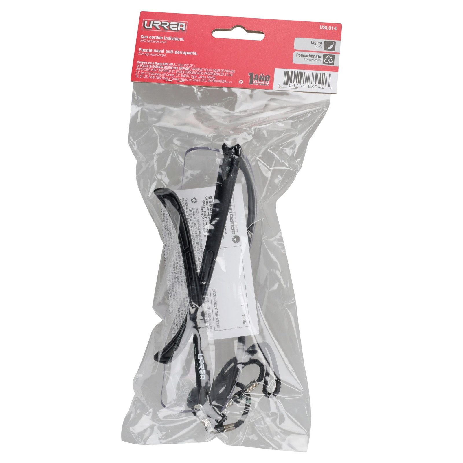 Lentes de seguridad modelo Active, transparentes Urrea - Imagen 4