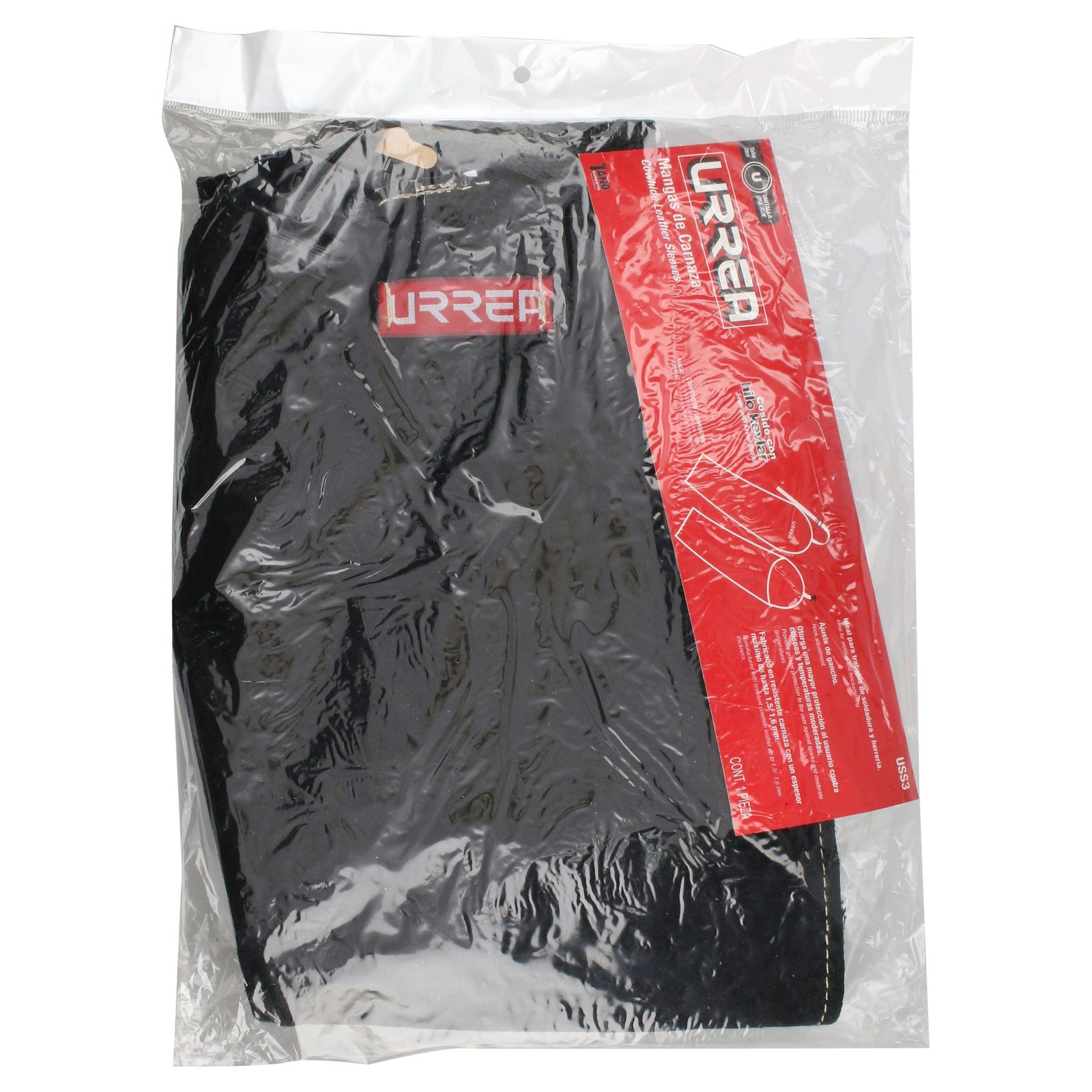 Mangas de carnaza para soldar color negro, 57 cm Urrea - Imagen 2