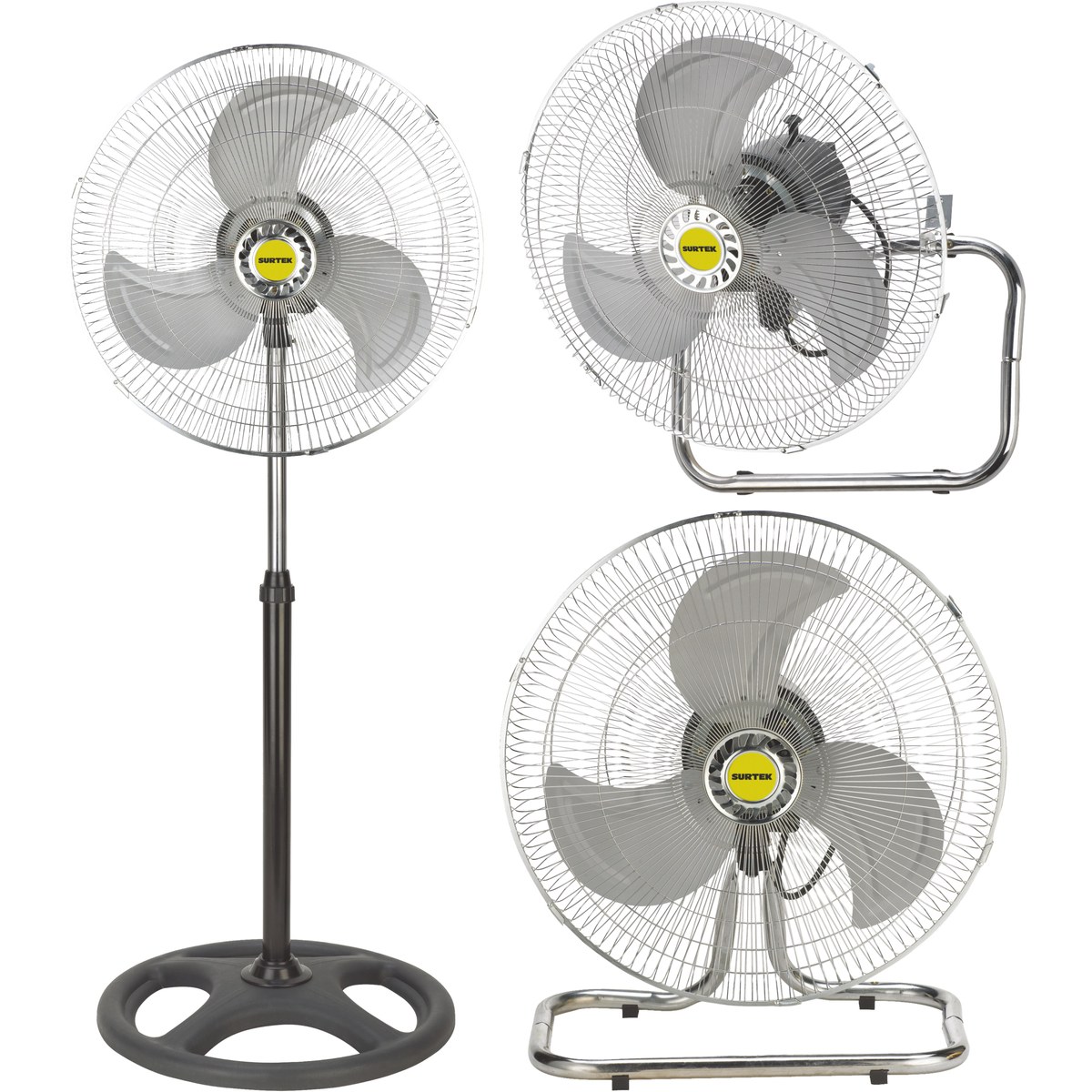 Ventilador 3 en 1, 3 velocidades, 18" Surtek