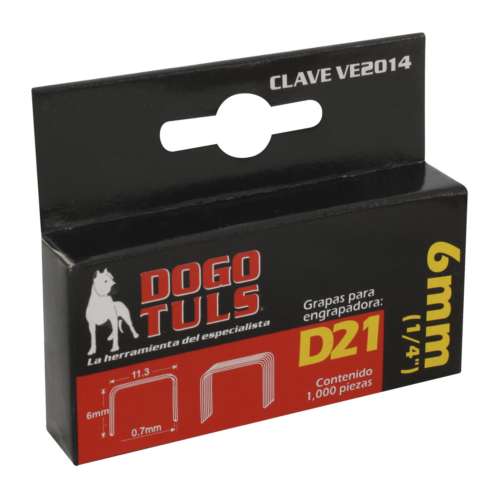 Grapas D21 1/4" 6 mm - Imagen 3