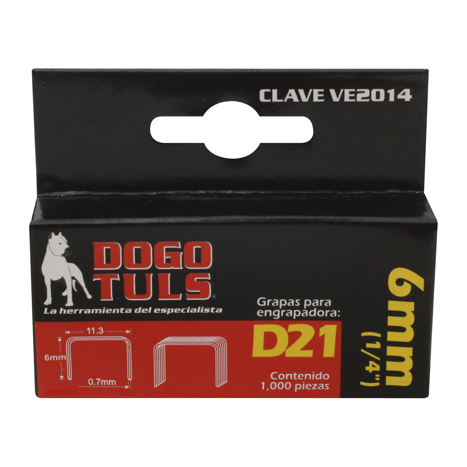 Grapas D21 1/4" 6 mm - Imagen 4