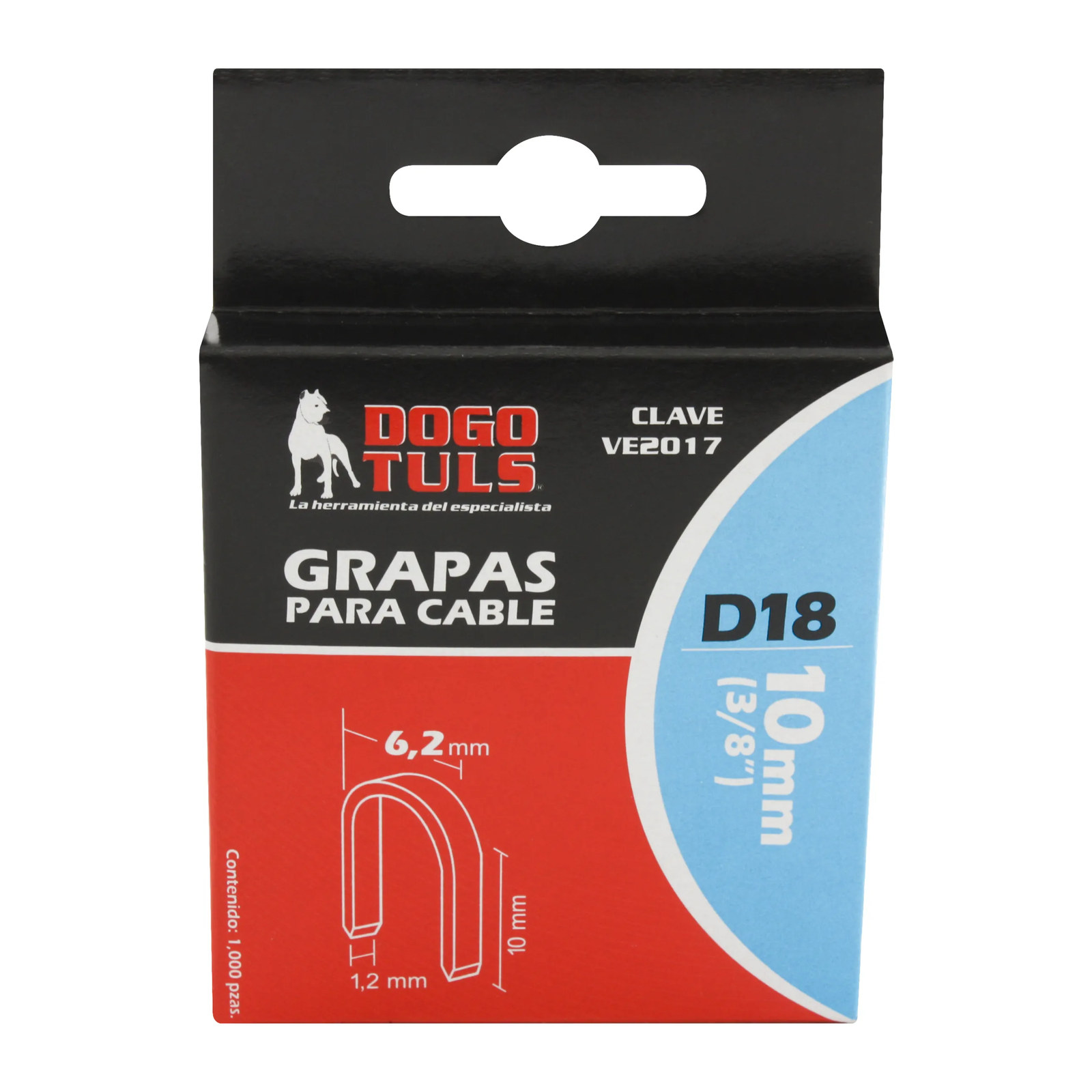 Grapas D18 3/8" 10 mm - Imagen 3