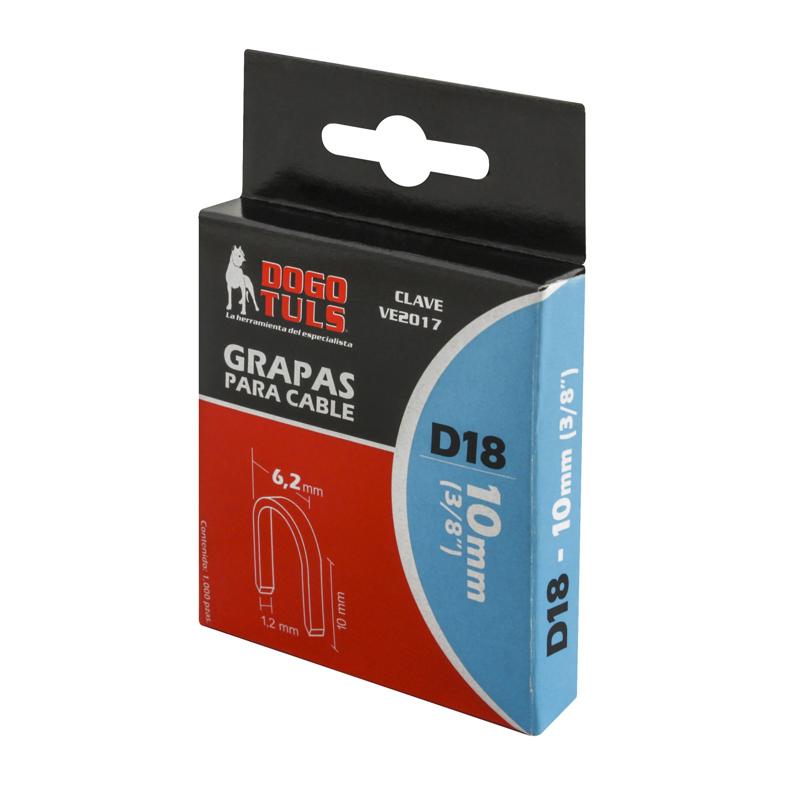 Grapas D18 3/8" 10 mm - Imagen 4
