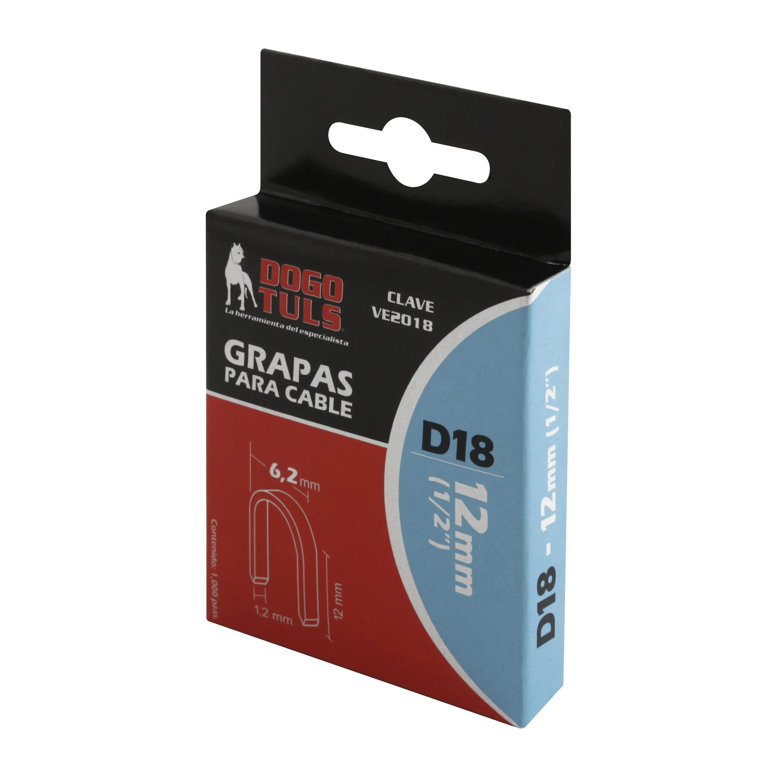 Grapas D18 1/2" 12 mm - Imagen 4