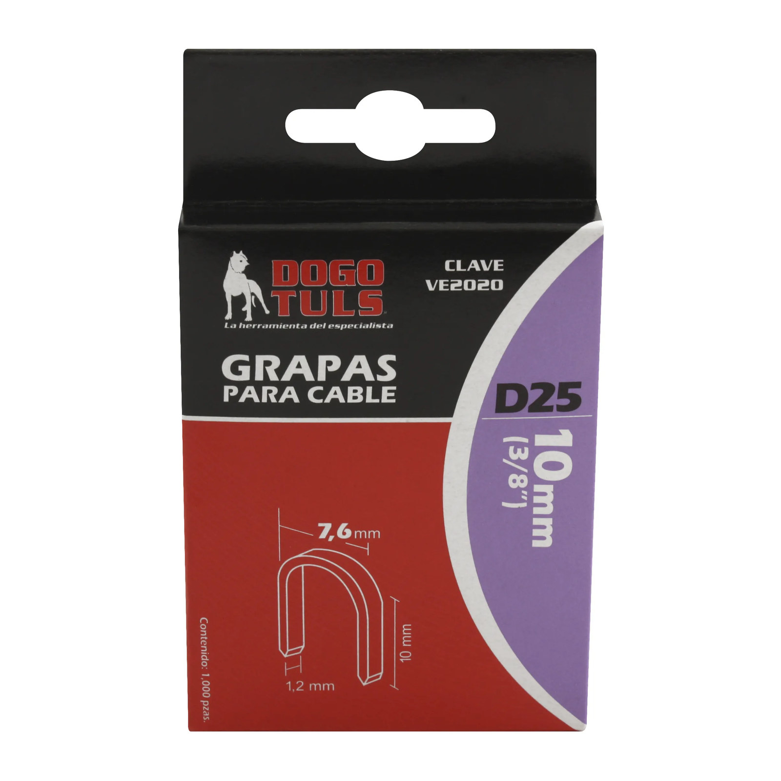 Grapas D25 3/8" 10 mm - Imagen 3