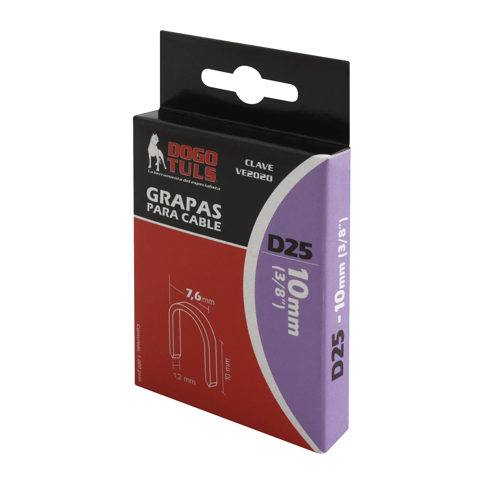 Grapas D25 3/8" 10 mm - Imagen 4