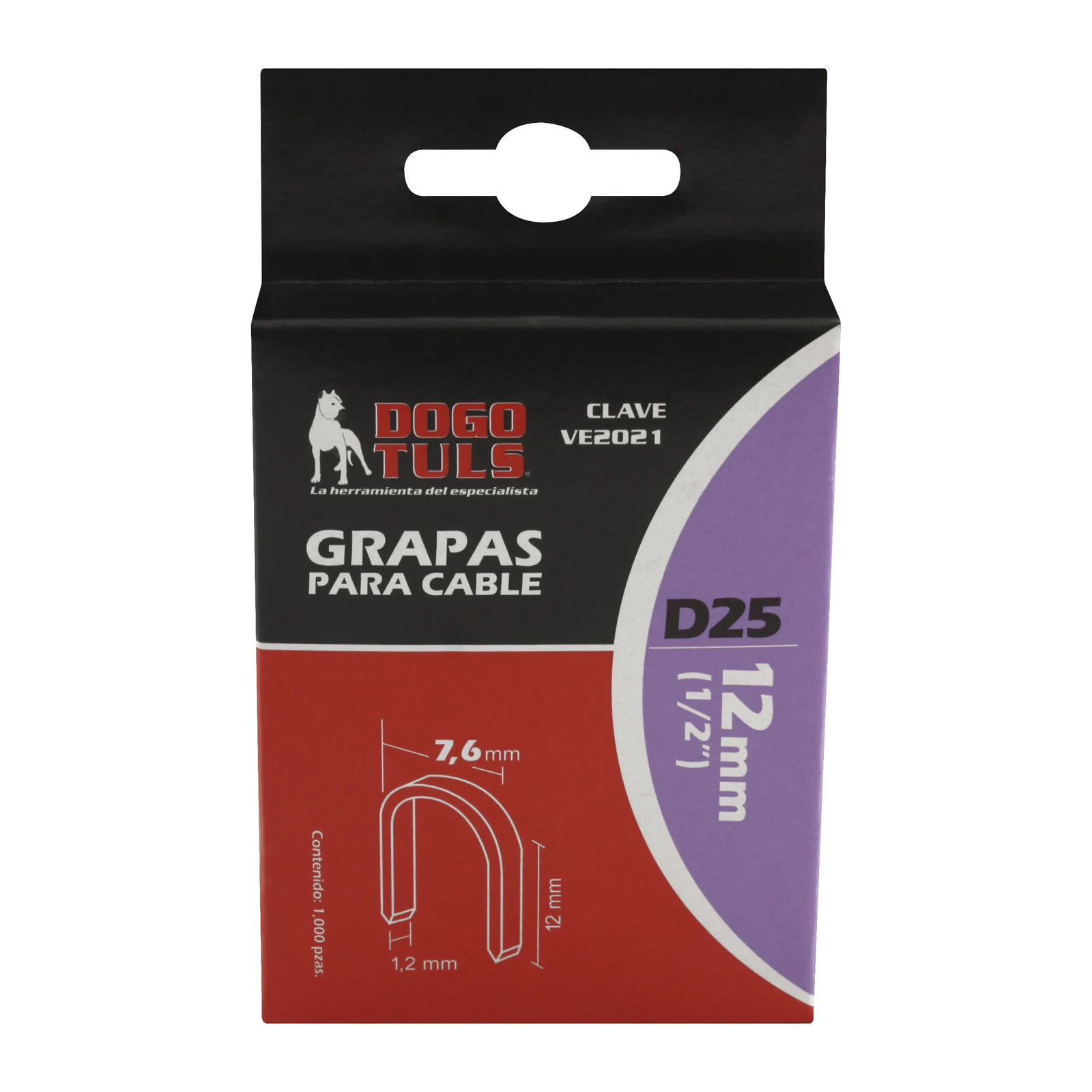 Grapas D25 1/2" 12 mm - Imagen 3