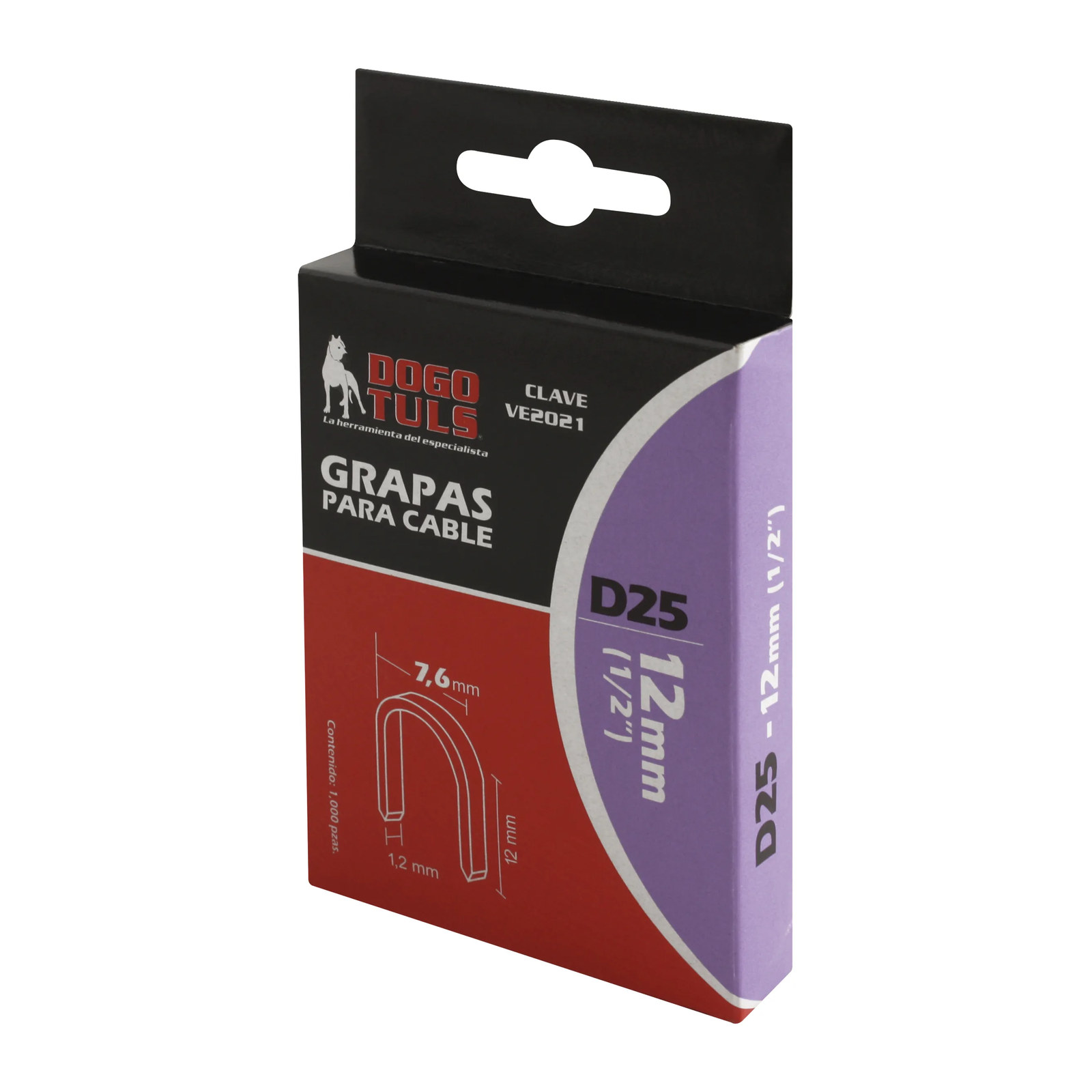 Grapas D25 1/2" 12 mm - Imagen 4