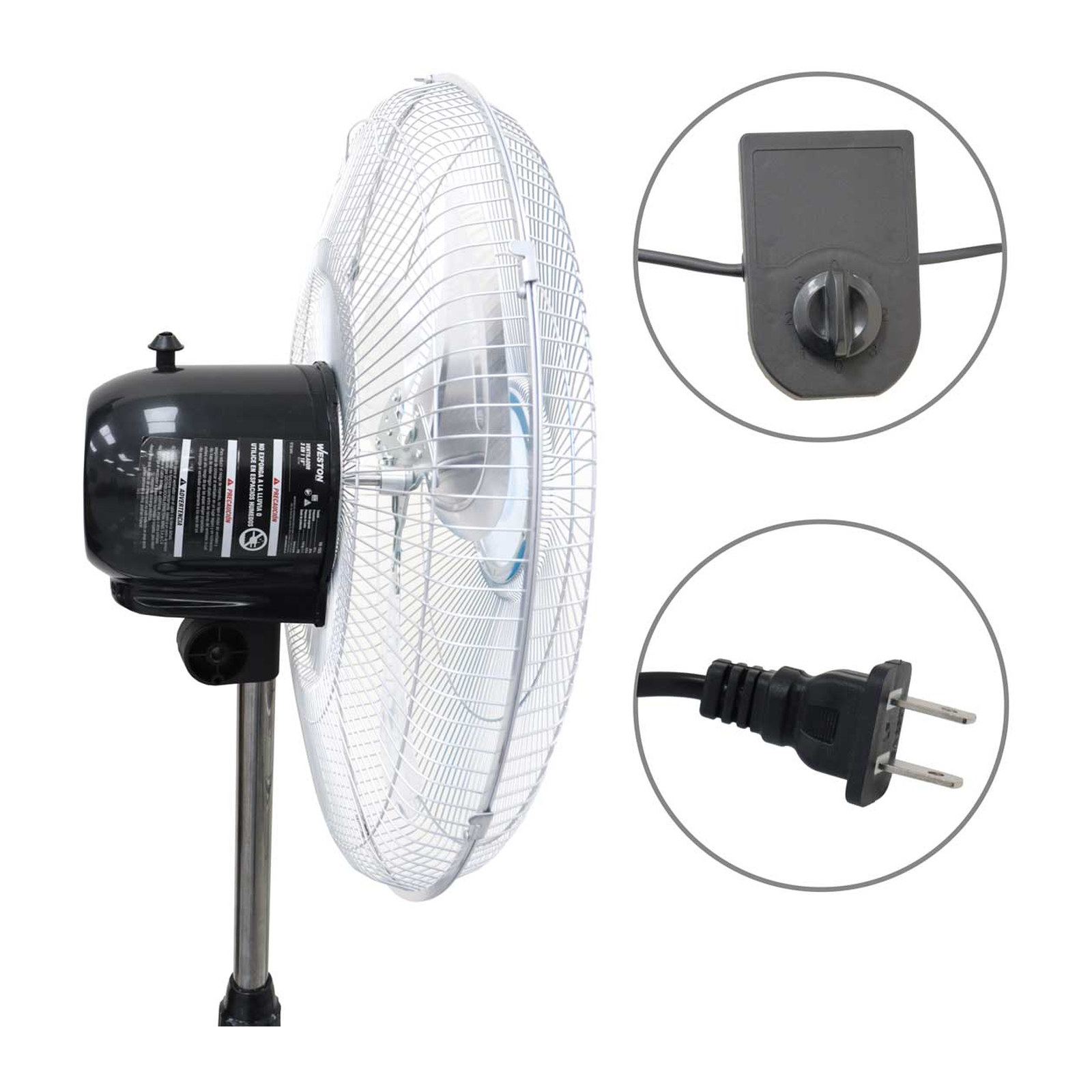 VENTILADOR 3 EN 1 18" 127V 1/12 HP (60 W) - Imagen 2