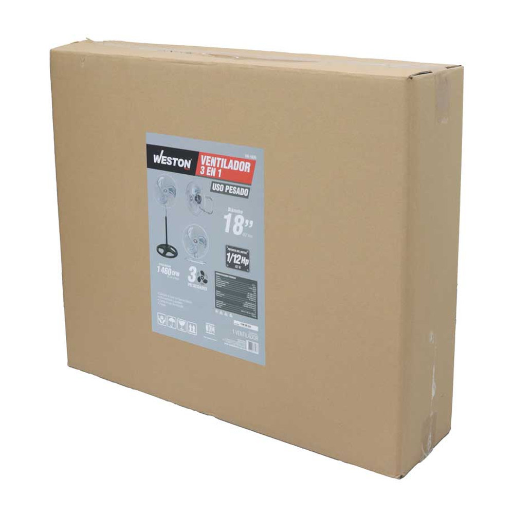 VENTILADOR 3 EN 1 18" 127V 1/12 HP (60 W) - Imagen 4