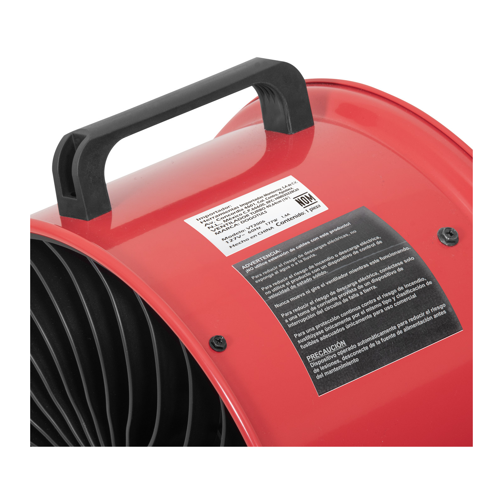 Ventilador Turbo 16" Dogotuls - Imagen 4