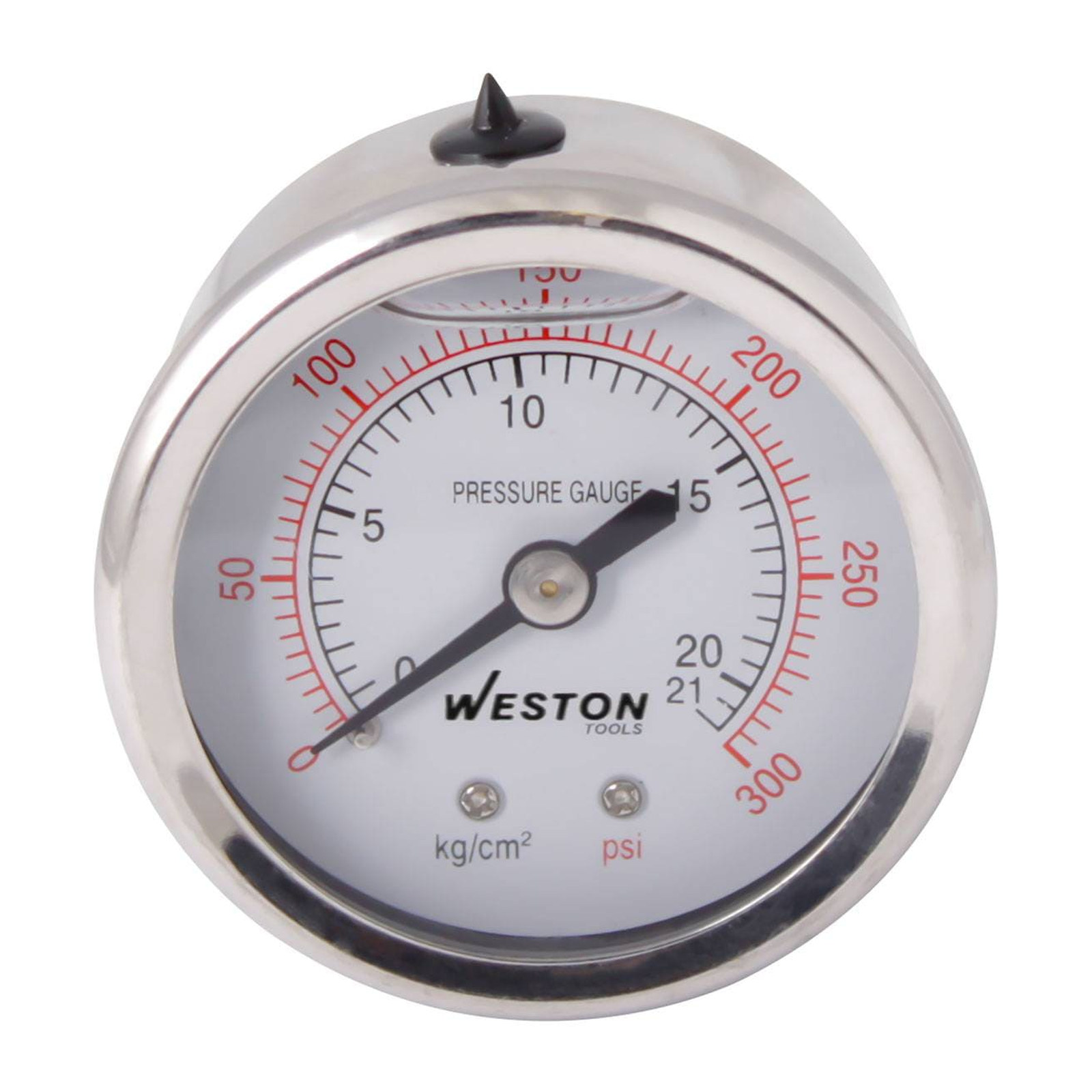 Manómetro de Glicerina 2" Conexión 1/4" NPT 21 kg / 300 lbs Weston