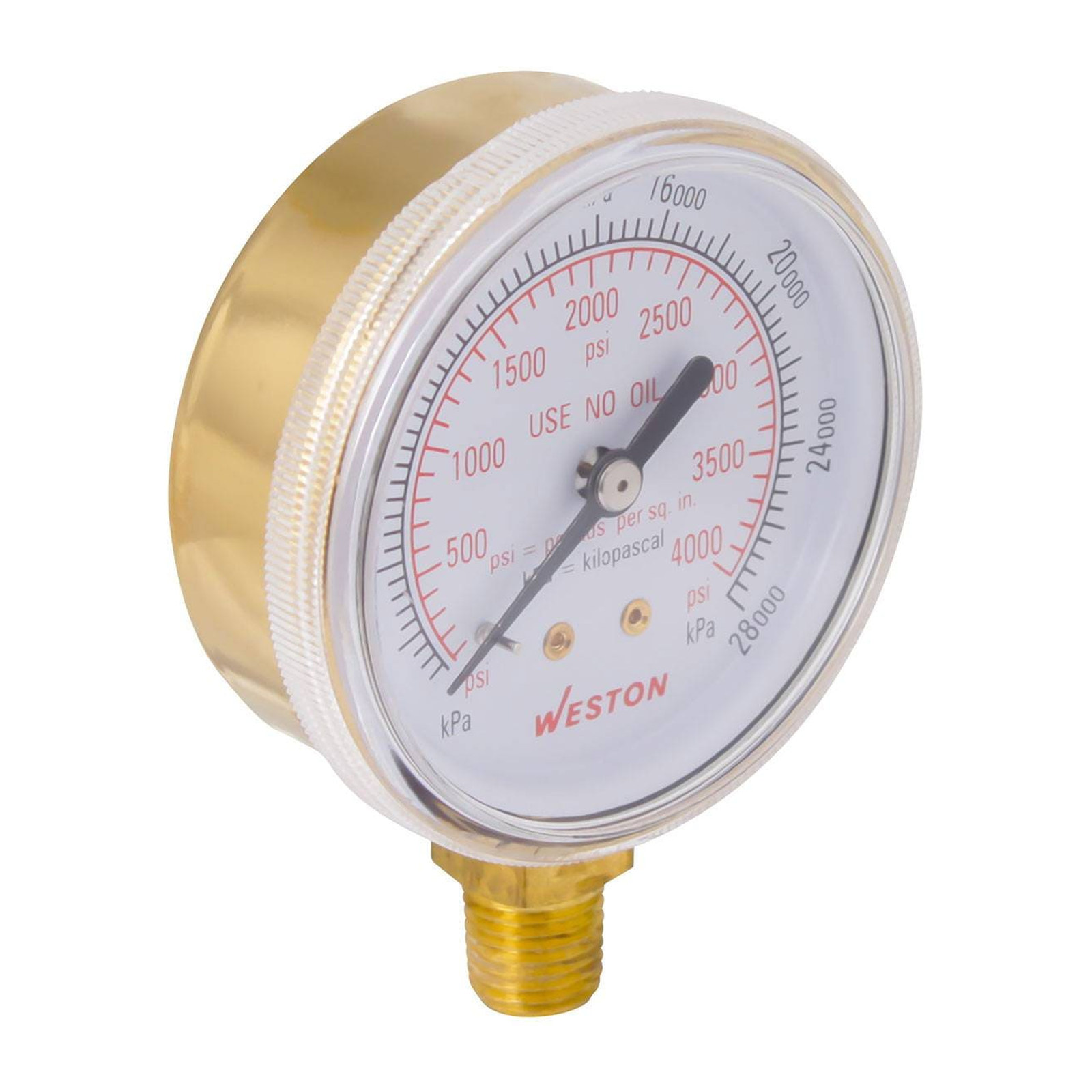 MANOM. D/ACETIL. 2 3/4" 1/4" NPT 0-400PSI/2800KPA - Imagen 2