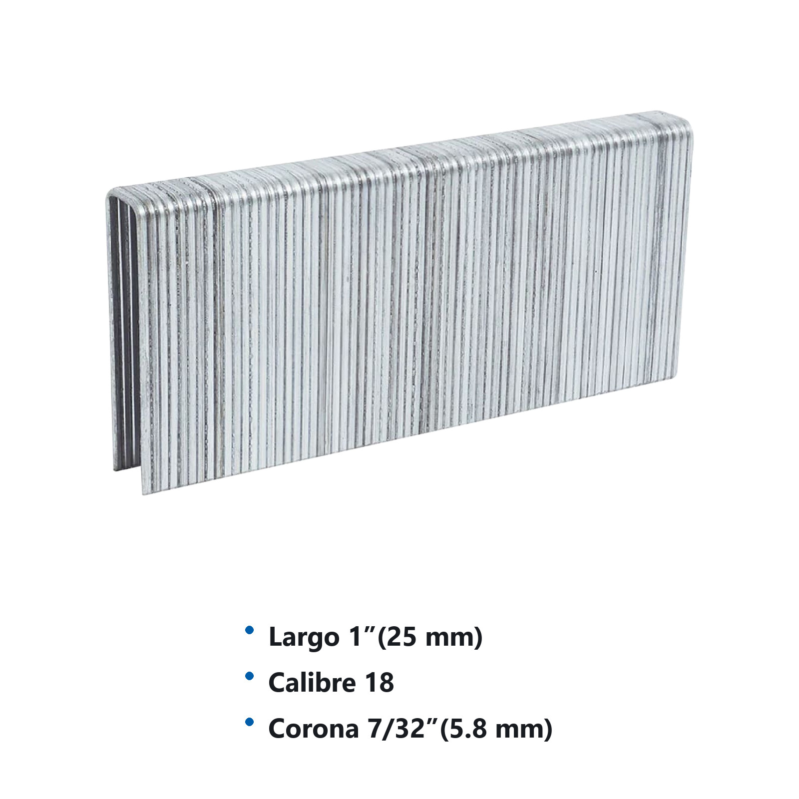 GRAPAS PARA CLAVADORA Y ENGRAPADORA W-60015 25MM (Precio x Caja con 5000 grapas c/u) - Imagen 2