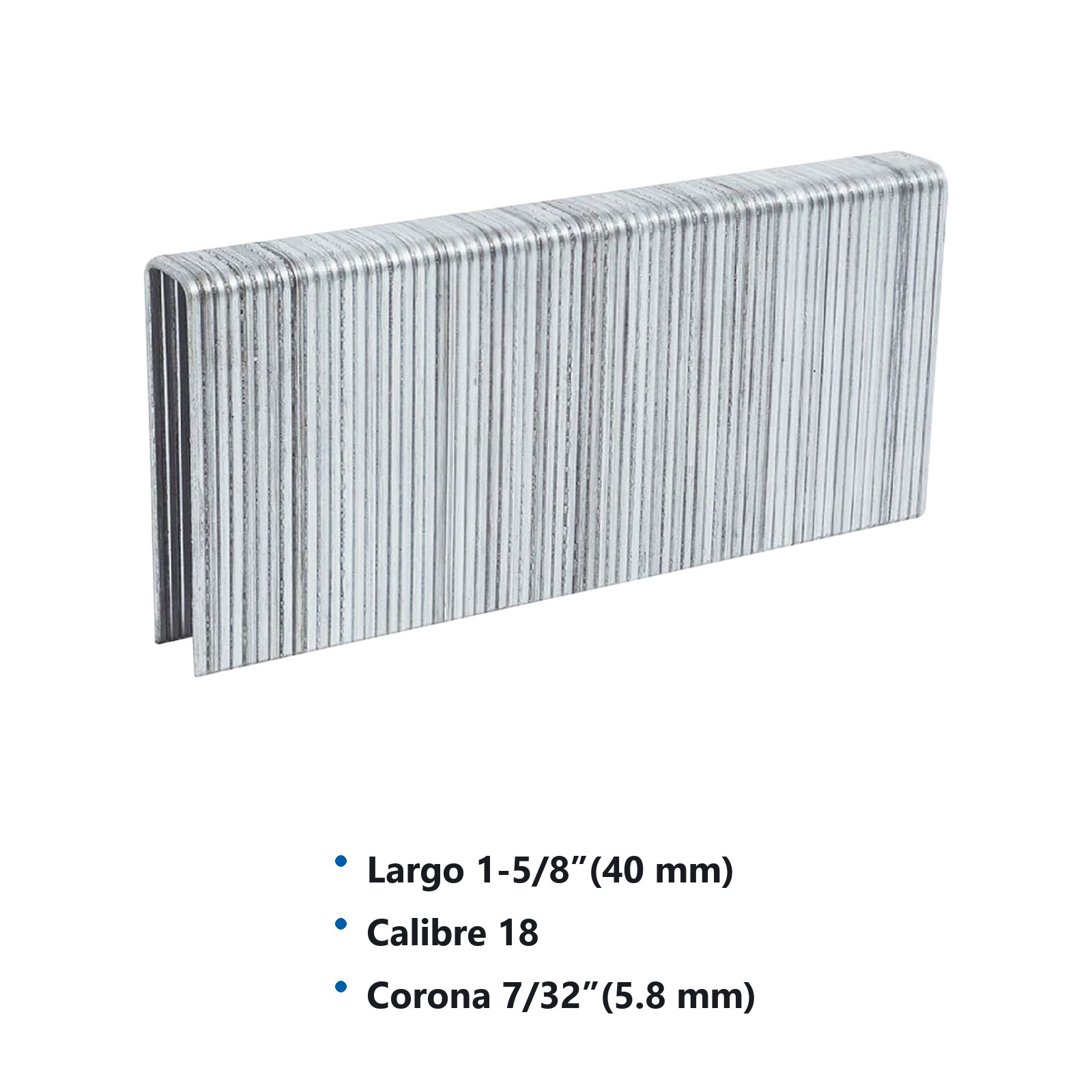 GRAPAS PARA CLAVADORA Y ENGRAPADORA W-60015 40MM (Precio x Caja con 5000 grapas c/u) - Imagen 2
