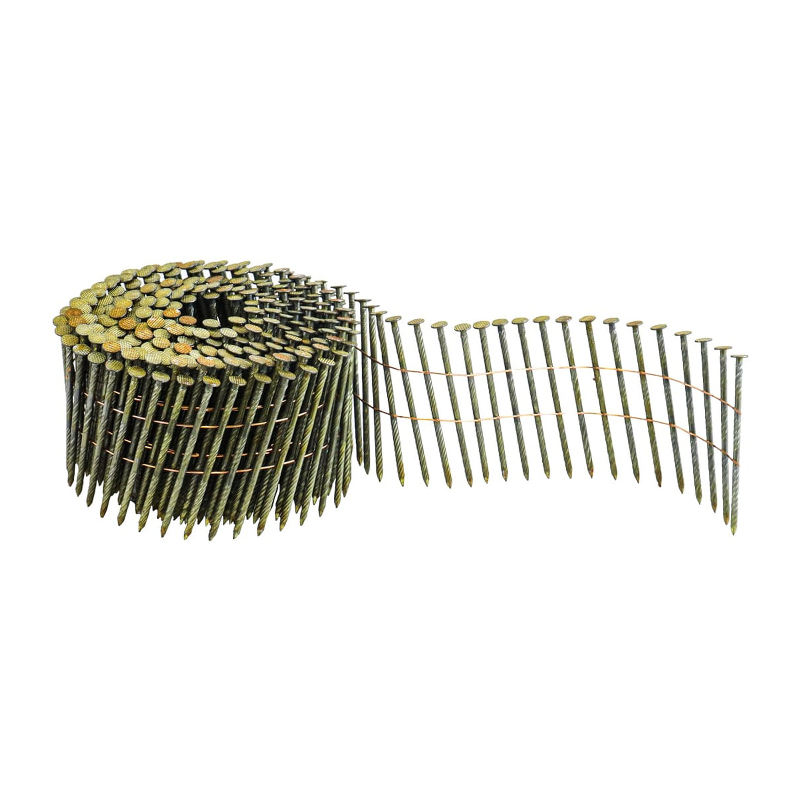 Clavos en Rollo para Clavadora Neumática Weston W-60020 64 mm (Caja con 30 Rollos de 300 clavos c/u)