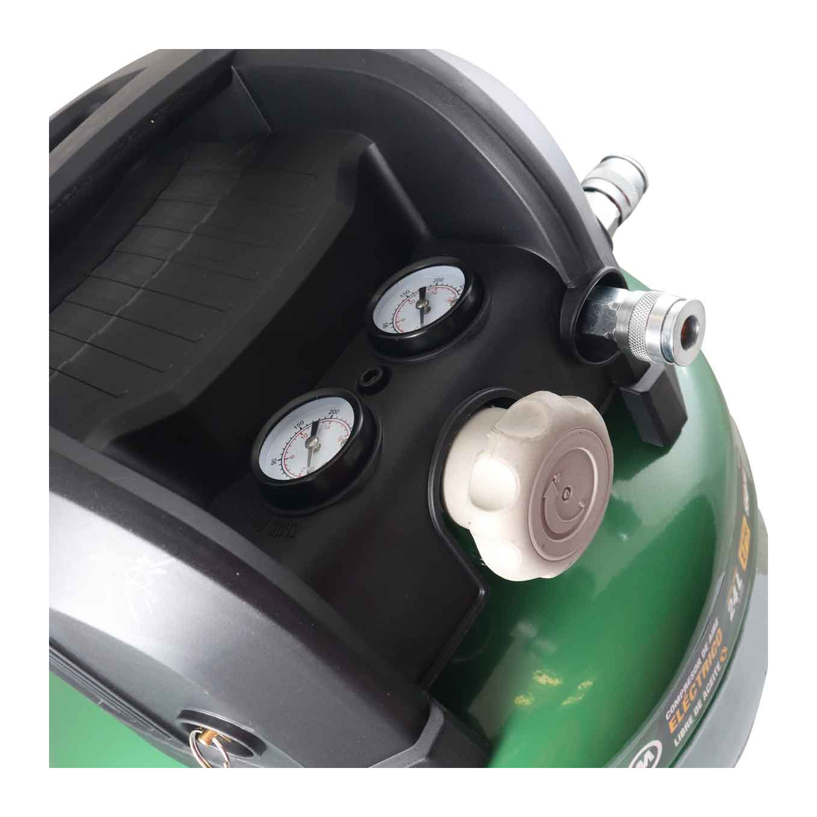 COMPRESOR DE AIRE LIBRE DE ACEITE 24L (MIMS) 110 V - Imagen 2